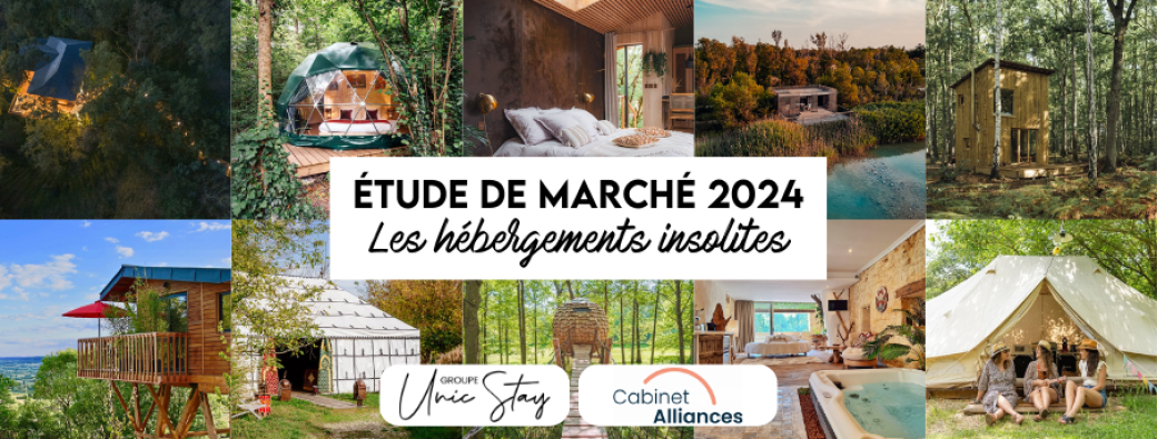 Etude de marché 2024 de l'hébergement insolite 