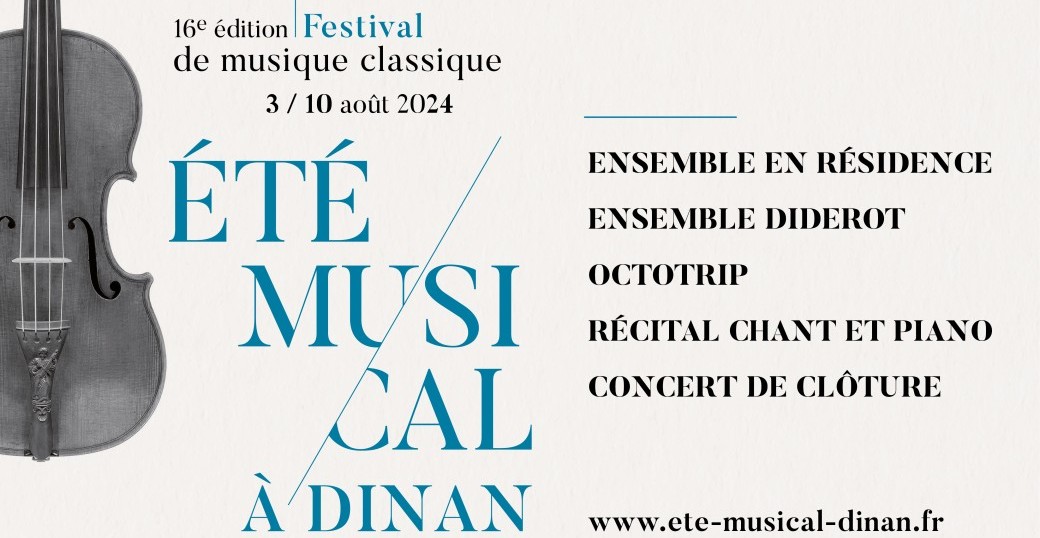 Festival Eté Musical à Dinan 2024