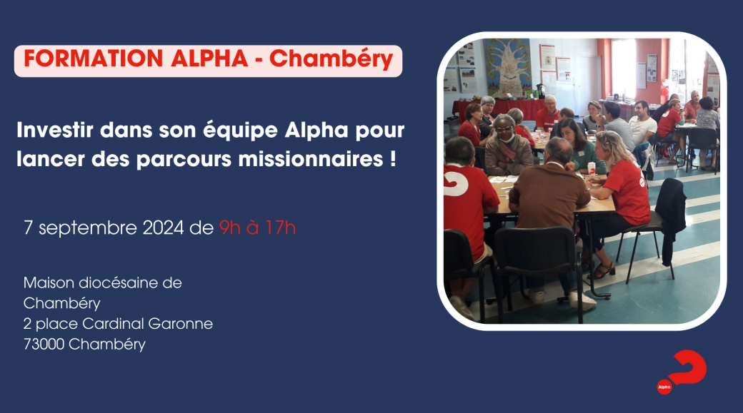 Formation Alpha à Chambéry - 7 septembre 2024