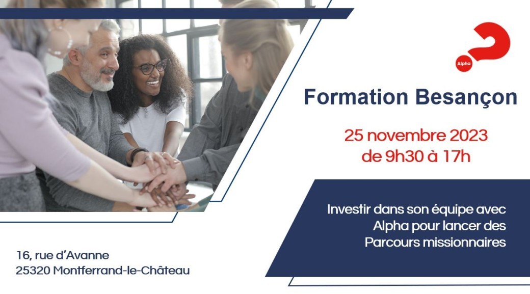 Formation Alpha approfondissement Besançon - 25 novembre 2023