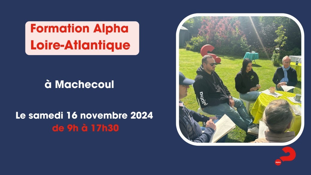 Formation Alpha en Loire-Atlantique  - 16 novembre 2024