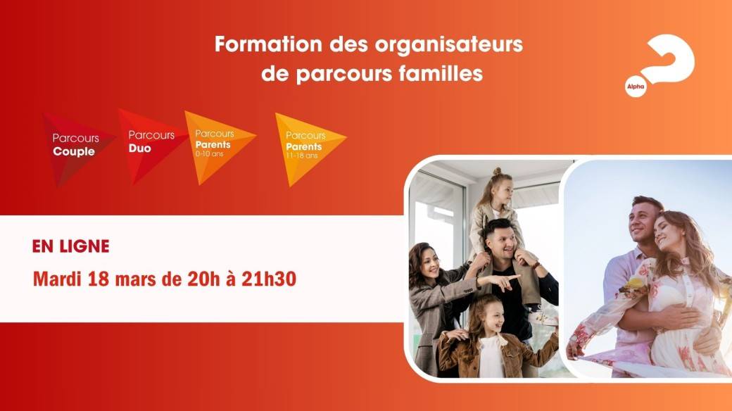 Formation des bénévoles des parcours duo, couple et parents - 18 mars 2025