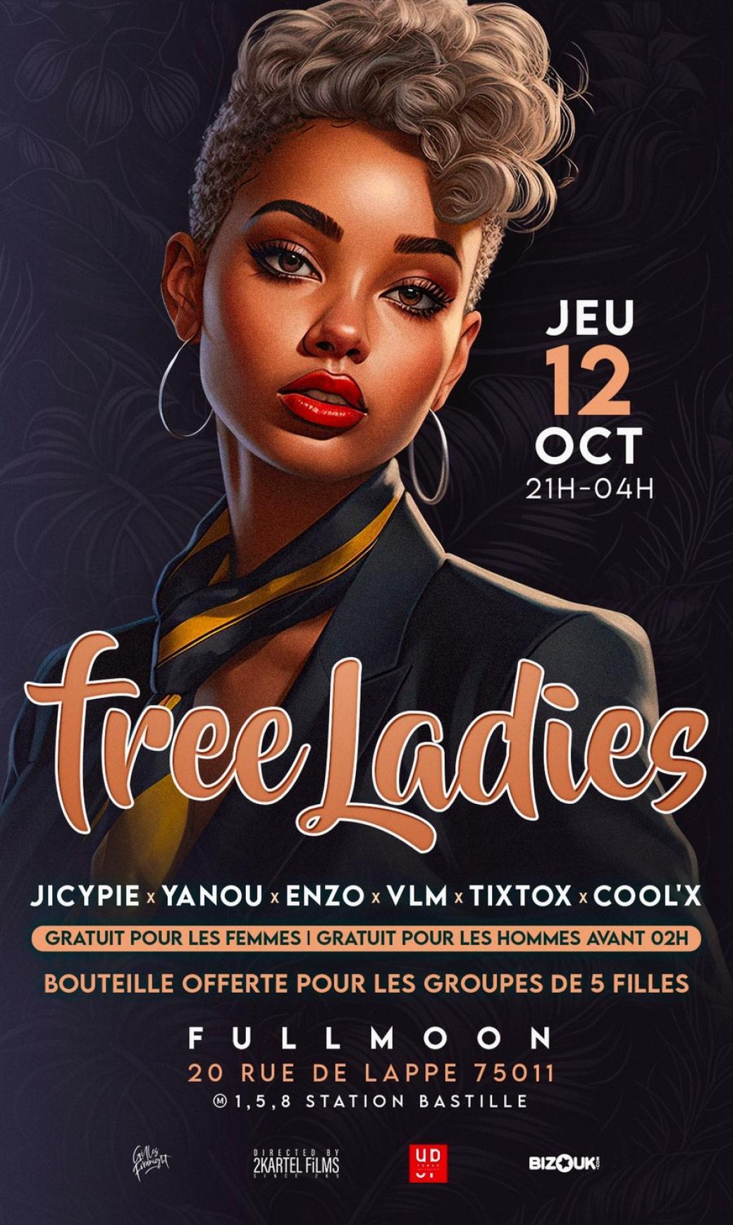 Tickets : Free ladies - Billetweb