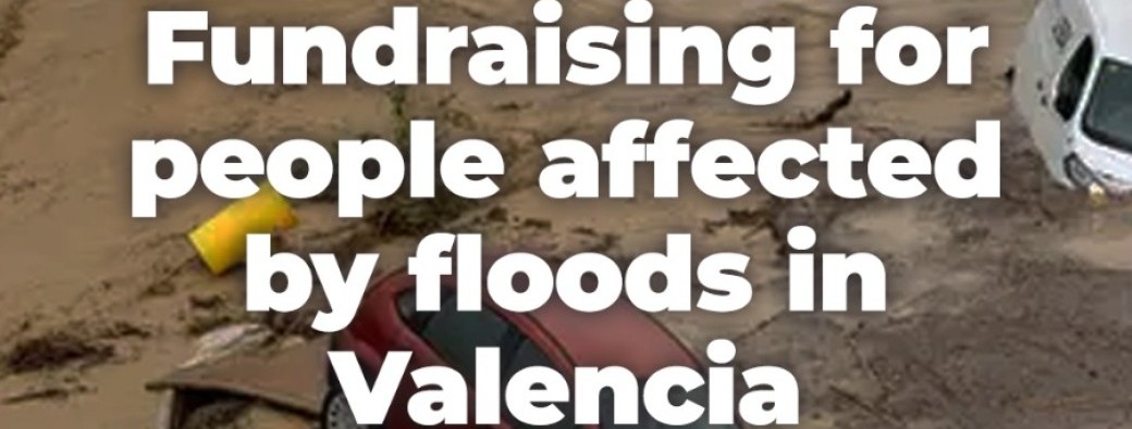 Fundraising for people affected by floods in Valencia