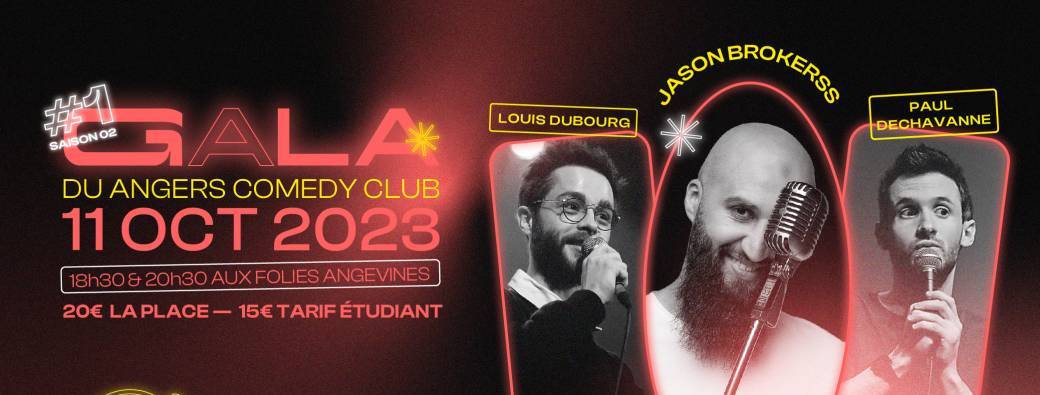 Gala du Angers Comedy Club #1 - 11 Octobre 2023