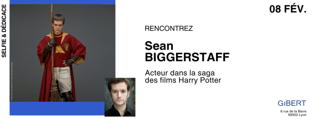 GIBERT ÉVÈNEMENT : Sean Biggerstaff