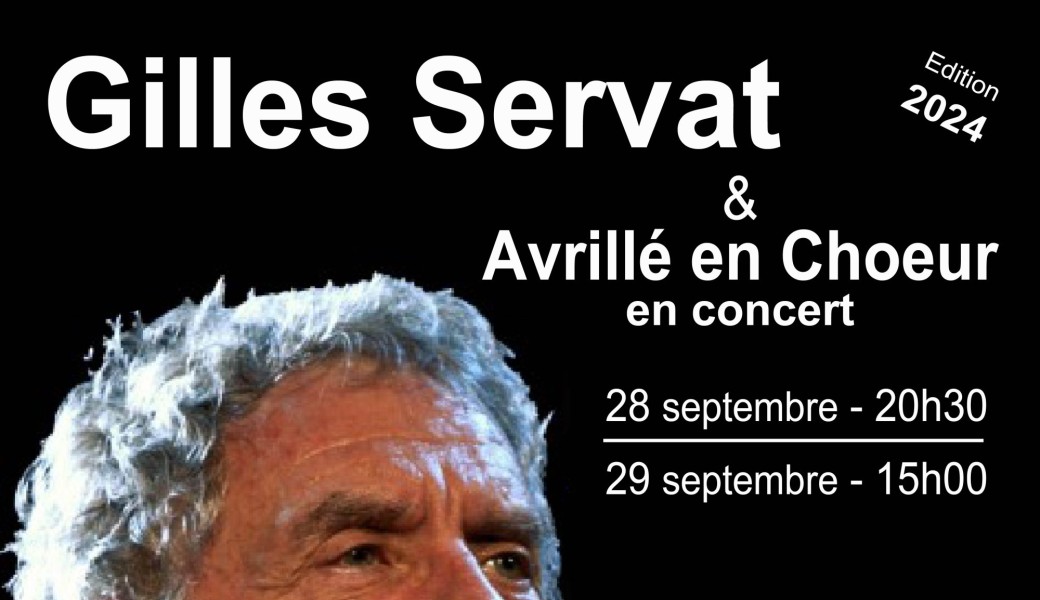 Gilles Servat et Avrillé en Choeur en concert