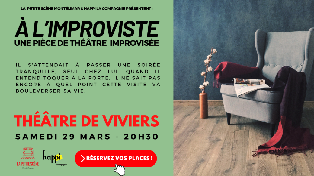 À l'improviste - Théâtre de Viviers - Samedi 29 mars 2025