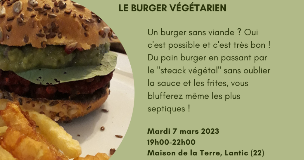 Initiation à la cuisine végétarienne : le burger végétarien