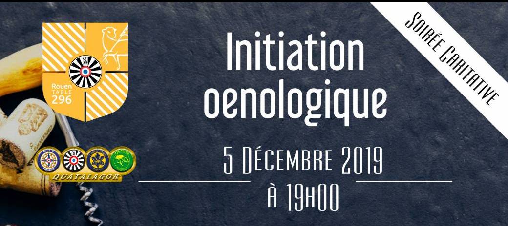 Initiation Dégustation Oenologique - Table Ronde Française