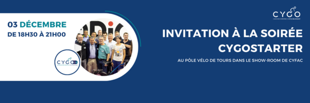 Invitation à la soirée CYGO Starter