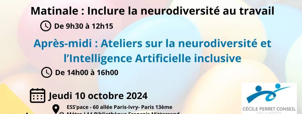 Invitation découverte flash neurodiversité et Intelligence Artificielle Inclusive