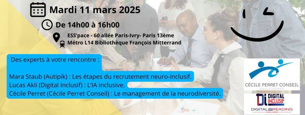 Invitation découverte flash recrutement neuro-inclusif, accompagnements et IA Inclusive