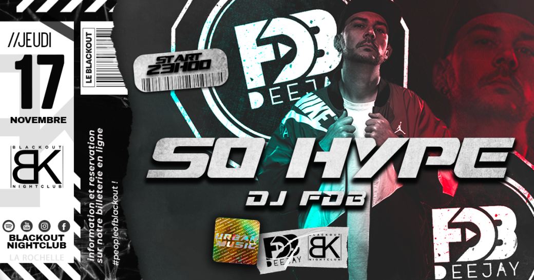 Jeudi 17 Novembre - DJ FDB