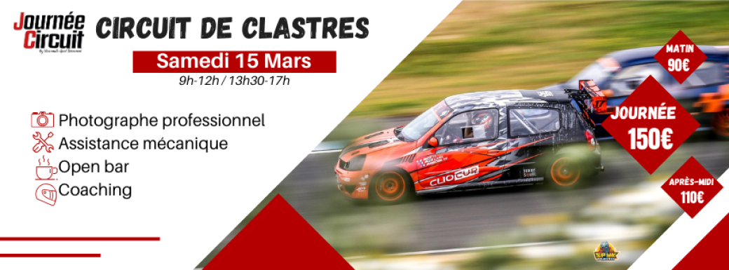 Journée Circuit Clastres Samedi 15 Mars 2025