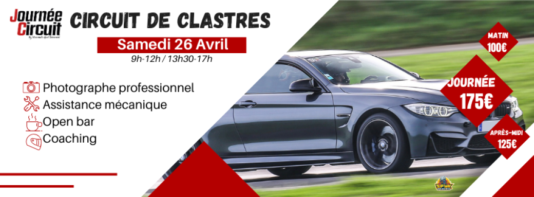 Journée Circuit Clastres Samedi 26 Avril 2025