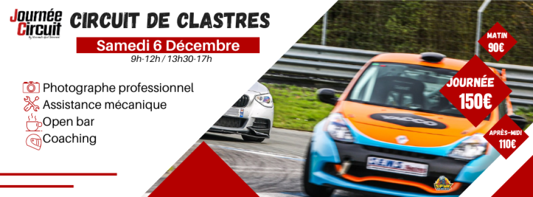 Journée Circuit Clastres Samedi 6 Decembre 2025