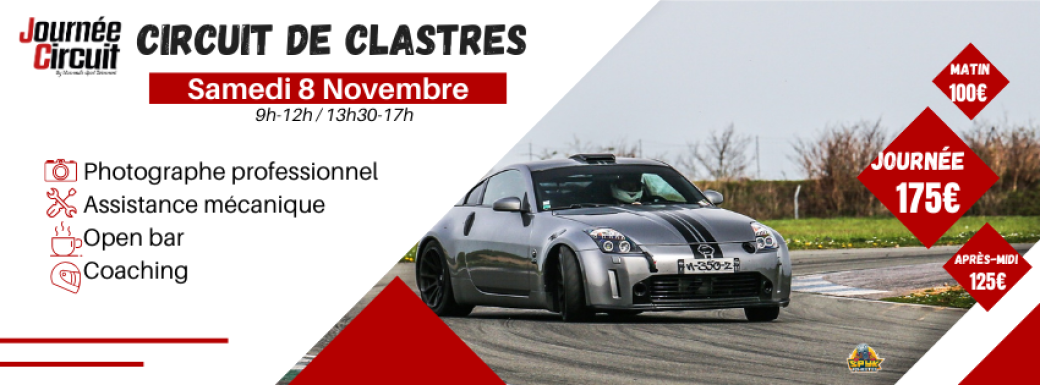 Journée Circuit Clastres Samedi 8 Novembre 2025