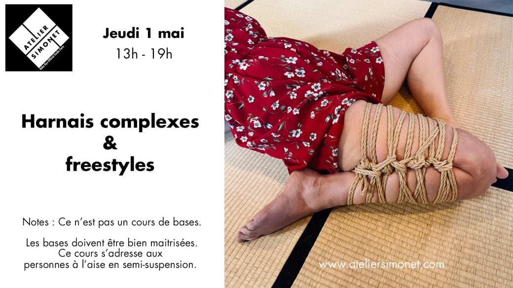 Journée de Shibari :  Harnais complexes & freestyles