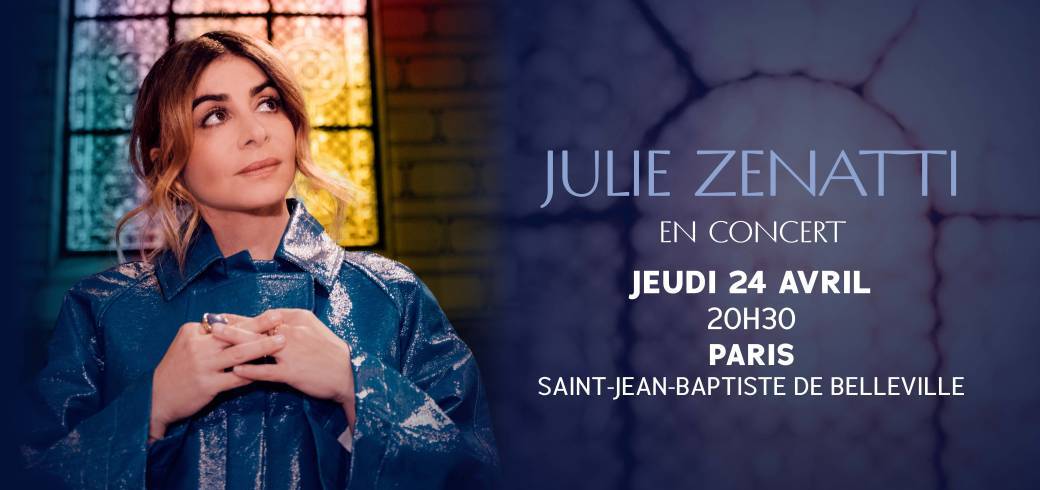 Julie Zenatti - Eglise Saint Jean Baptiste de Belleville