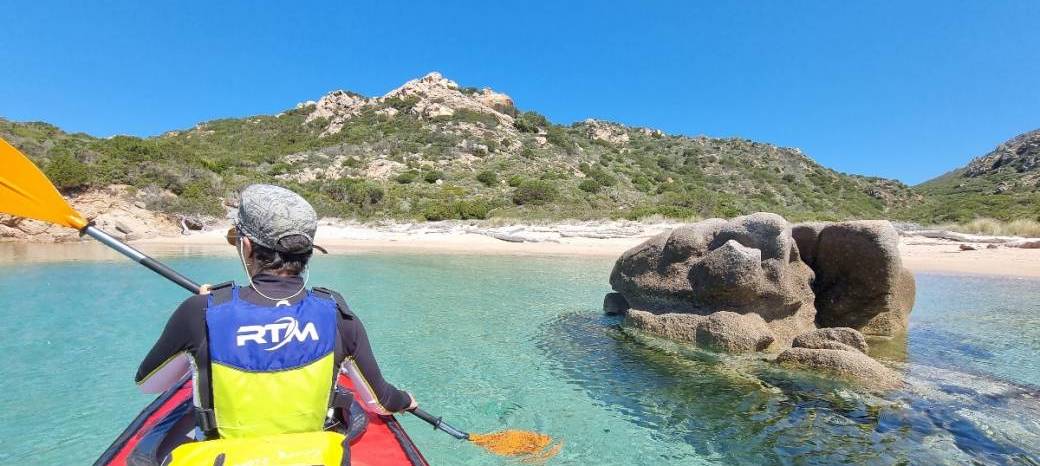 Aventure kayak-rando-camping en Sardaigne