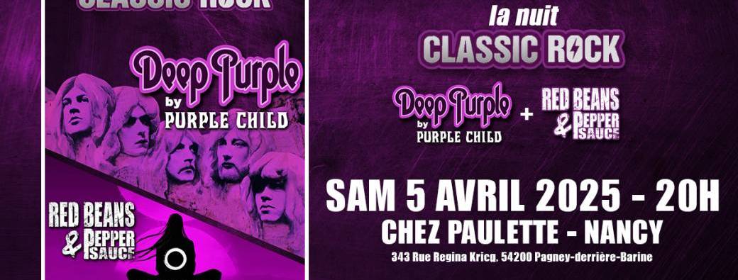 La Nuit Classique Rock – Purple Child / Red Beans & Pepper Sauce