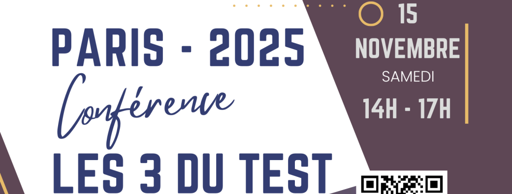 Les 3 du Test - Paris - Nov 2025