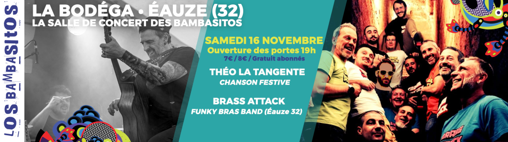 THÉO LA TANGENTE + BRASS ATTACK // Chanson festive, Brass Band