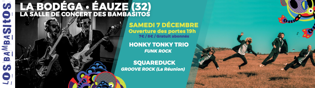 HONKY FUNKY TRIO + SQUAREDUCK // Groove, Funk, Rock