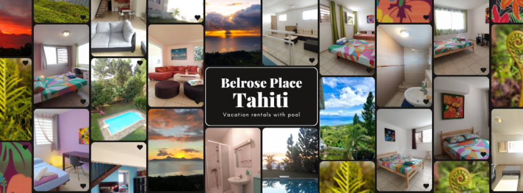 6, 7, 8 or 9-bedroom vacation rental in Punaauia,Tahiti