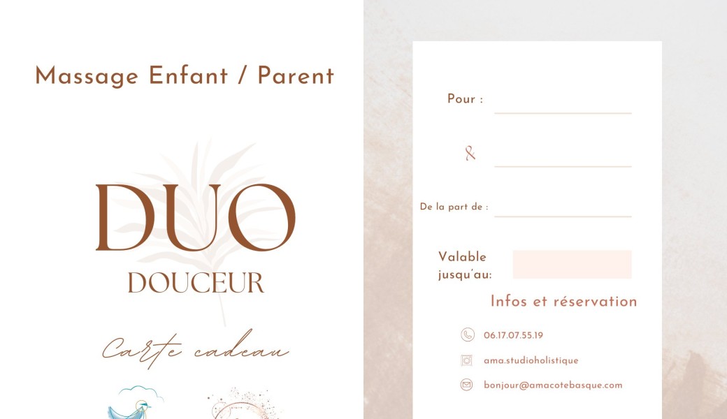 Massage duo Enfant/Parent