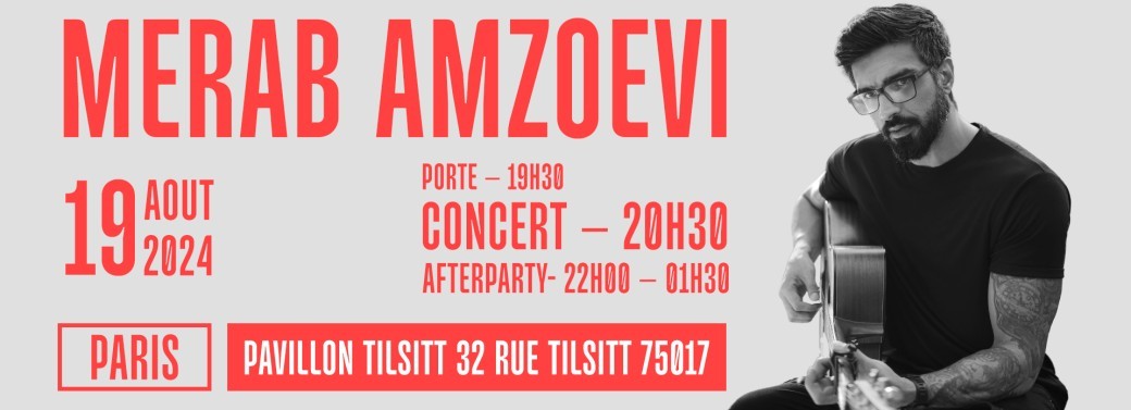 MERAB AMZOEVI - concert a Paris