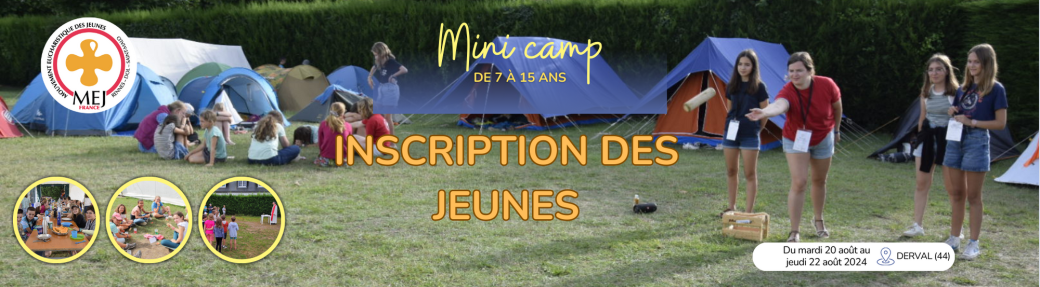 Mini-Camp MEJ35 - août 2024  - à Derval  inscription des jeunes