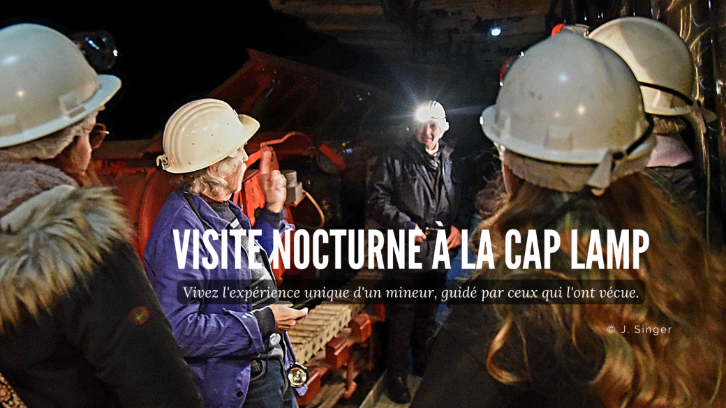 Visite nocturne à la cap lamp