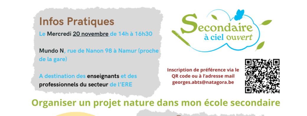 Organiser un projet nature dans mon école secondaire