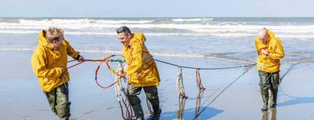 "PÊCHE A LA CREVETTE", à Ostende 