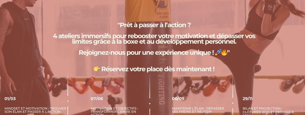 Ateliers "Motivation, Mindset et Passage à l’action"