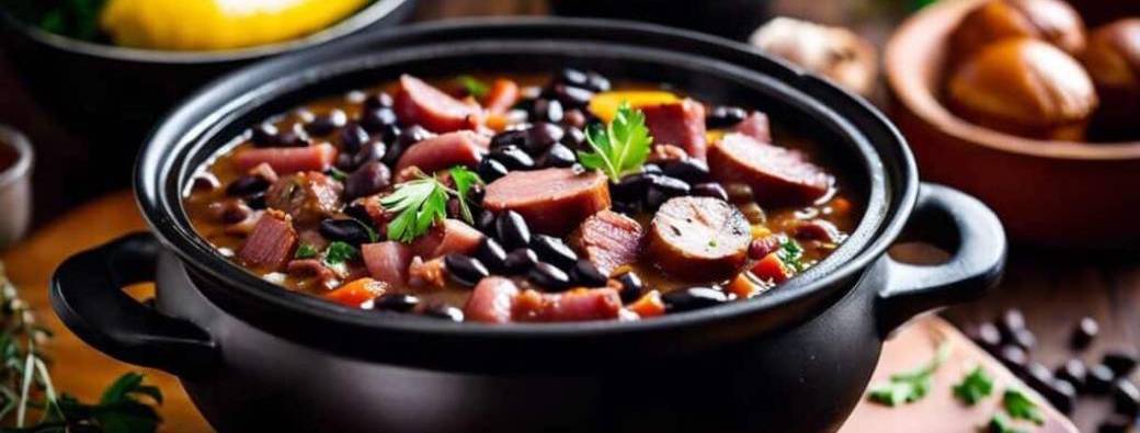 Déjeuner Brésilien (Feijoada et Blanc-manger coco)