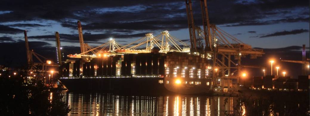 Port by night