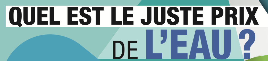 TEMPS PRO - Quel est le juste prix de l'eau ? - Voiron