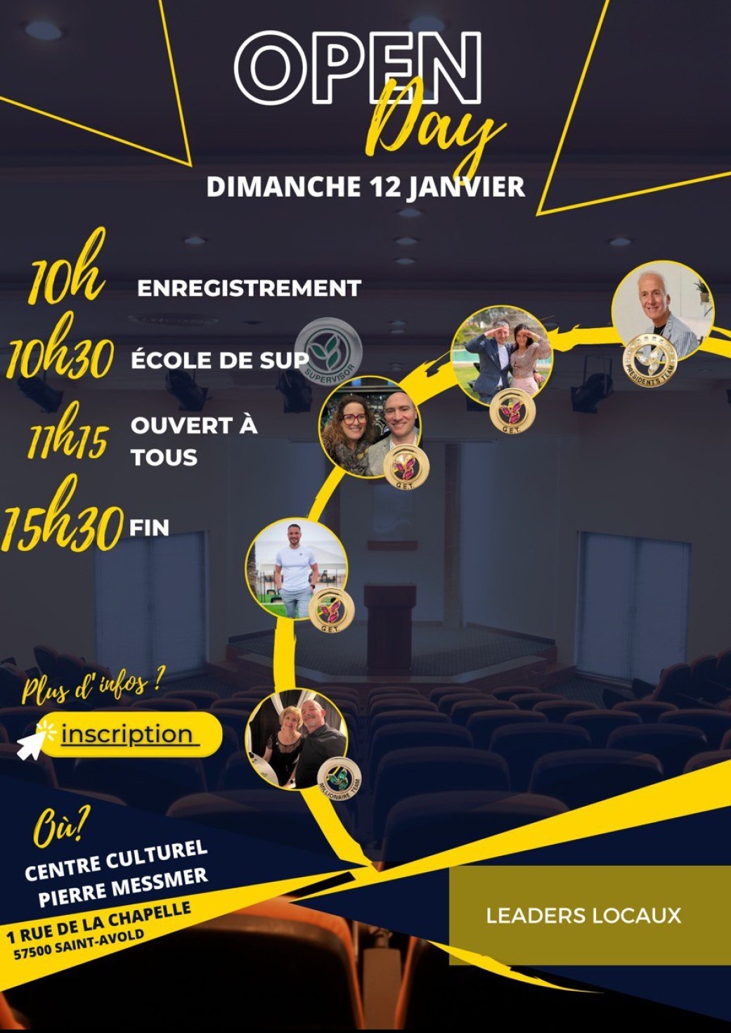 Open Day Grand EST du  Dimanche  12 Janvier 2025