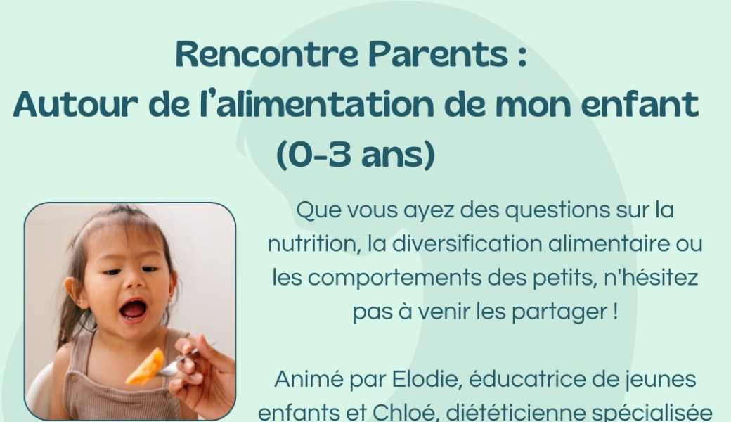 Rencontre : Alimentation du tout-petit & Parentalité