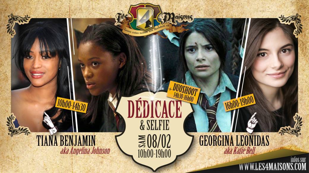 Rencontre avec Tiana Benjamin aka Angelina Johnson de Harry Potter à Liège