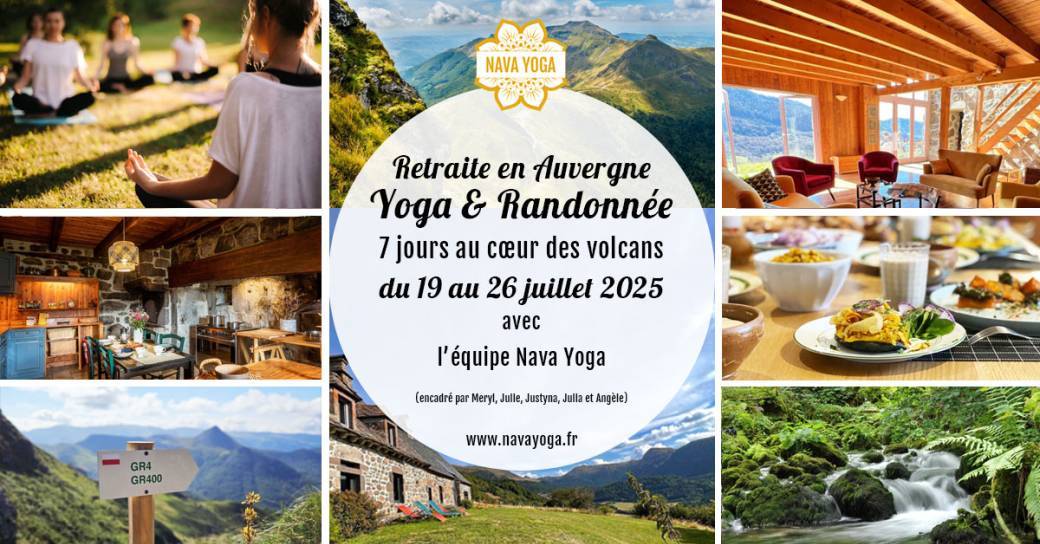 Retraite en Auvergne : Yoga & Randonnée au coeur des volcans