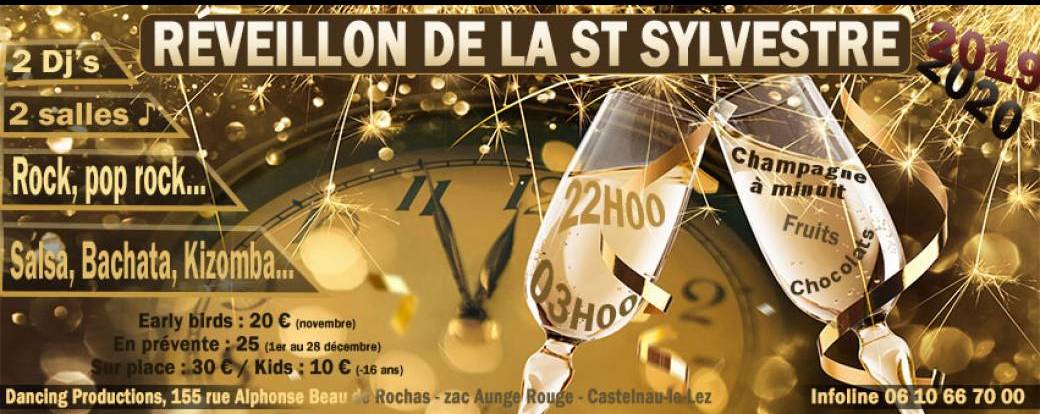 Tickets Reveillon St Sylvestre 19 Avec Dancing Productions Billetweb