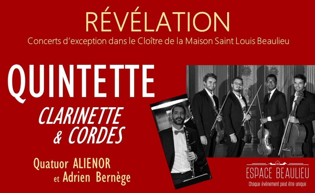 REVELATION - Quintette clarinette & cordes - Quatuor ALIENOR & Adrien BERNEGE