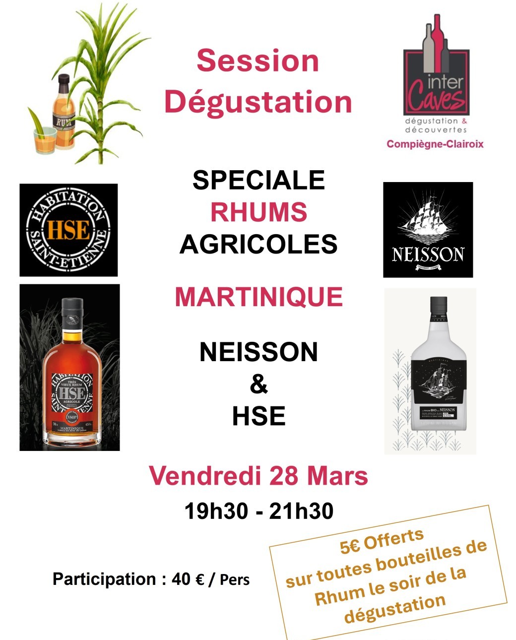 RHUMS MARTINIQUE NEISSON & HSE