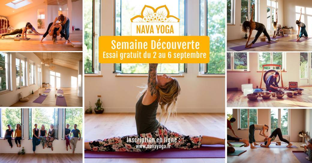 Semaine d'essais gratuits - Nava Yoga - Nantes