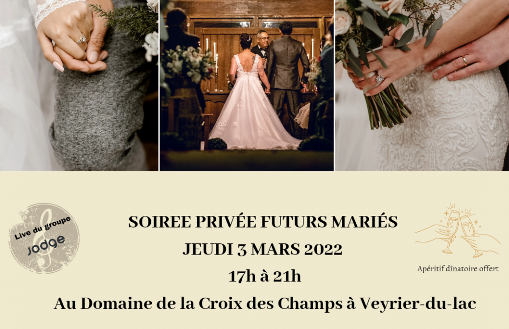 SOIRÉE PRIVÉE FUTURS MARIÉS 