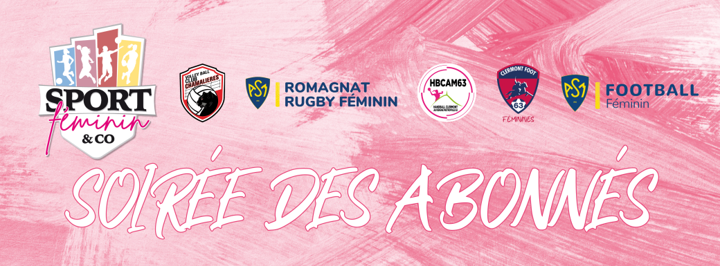 Soirée des abonnés Sport Féminin & Co